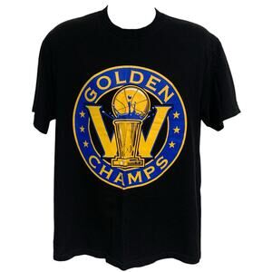 Bay Area Swag Golden State Warriors 'Golden Champs' T-Shirt Mens Size L